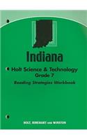 Holt Indiana Science & Technology Reading Strategies Workbook, Grade 7