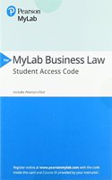 Mylab Business Law with Pearson Etext -- Access Card -- For Business Law