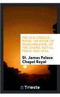 The Old Cheque-Book
