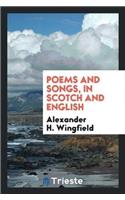 Poems and Songs, in Scotch and English