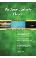 Database Continuity Choices Standard Requirements