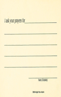 Prayer Request Card
