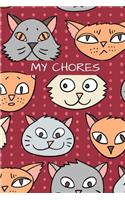 My Chores Notebook For Kids - Motivational Logbook For Children Track Daily Tasks & Homework - Planner For Tracking Weekly Routines