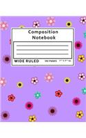 Composition Notebook Wide Ruled