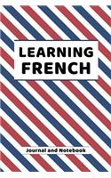 Learning French Journal and Notebook: A modern resource book for beginners and students that learn French