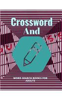 Crossword And Word Search Books For Adults