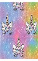 Sparkle Unicorn Journal: Sparkle Unicorn Journal, Notebook size 6x9