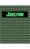 120 Page Handwriting Practice Book with Green Alien Cover Jaelynn: Primary Grades Handwriting Book