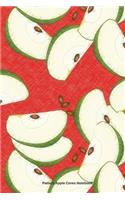Pattern Apple Cores Notebook: 6 x 9 in; 15.2 x 22.9 cm