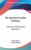Spiritual Venality Of Rome
