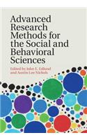 Advanced Research Methods for the Social and Behavioral Sciences