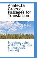 Analecta Graeca, Passages for Translation