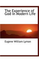 The Experience of God in Modern Life