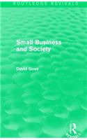 Small Business and Society (Routledge Revivals)