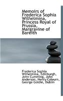 Memoirs of Frederica Sophia Wilhelmina, Princess Royal of Prussia, Margravine of Bareith