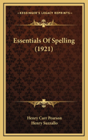 Essentials Of Spelling (1921)