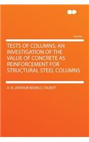 Tests of Columns; An Investigation of the Value of Concrete as Reinforcement for Structural Steel Columns