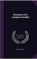 Functions of a Complex Variable