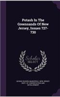 Potash In The Greensands Of New Jersey, Issues 727-730