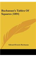 Buchanan's Tables Of Squares (1894)