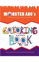 Monster ABC's Coloring Book: Trace - Color - Create(English)
