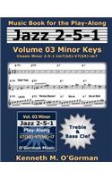 Jazz 2-5-1 Volume 03 Minor Keys