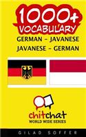 1000+ German - Javanese Javanese - German Vocabulary