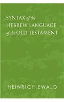 Syntax of the Hebrew Language of the Old Testament