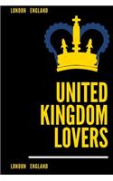 United Kingdom Lovers - London Gifts - London England Notebook: Lined Paper Paperback Notebook (Journal, Diary) - (120 pages, 6*9 in )