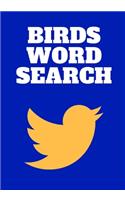 Birds Word Search