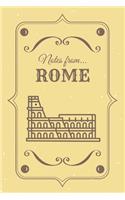 Notes from Rome