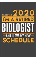 Planner 2020 for retired BIOLOGIST