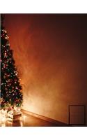 Christmas Time Lined Notebook Writing Pad Sketchbook