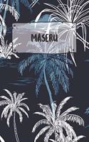 Maseru: Ruled Travel Diary Notebook or Journey Journal - Lined Trip Pocketbook for Men and Women with Lines