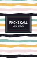 Phone Call Log Book