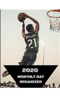 2020 Monthly Day Organizer