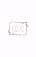 Personal Expense Tracker: White Budget Planner - Beautiful Monthly Bill Planner & Tracker - 6x9 inches, 100 pages