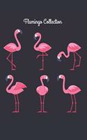 Flamingo Collection: Flamingo Notebook Lined 110 Pages (6x9)