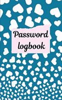 Password Logbook: Personal internet password keeper and organizer.