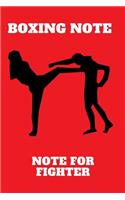 Boxing Note Journal Thai Boxing Movements Notebook for Men Tb-06: Sport Note, Letter Size 6 X 9, 150 Page