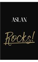 Aslan Rocks!: Aslan Diary Journal Notebook