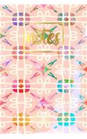 Notes: Water Color Cover Design Composition Notebook College Ruled 6x9 for School. Journal, Diary, Planner