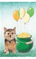 Norfolk Terrier: Notebook - Happy St Patrick's Day from Awesome Dogs