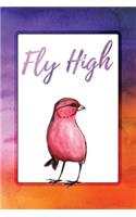 Fly High: Journal Watercolor Bird Art