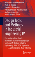 Design Tools and Methods in Industrial Engineering IV