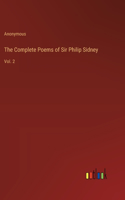Complete Poems of Sir Philip Sidney: Vol. 2