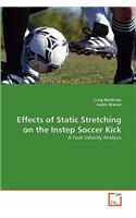 Effects of Static Stretching on the Instep Soccer Kick