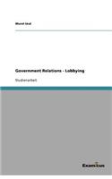 Government Relations - Lobbying
