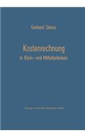 Kostenrechnung in Klein- Und Mittelbetrieben