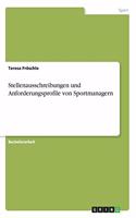 Stellenausschreibungen und Anforderungsprofile von Sportmanagern